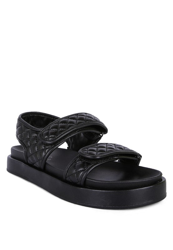 Anvil Quilted Platform Sandals