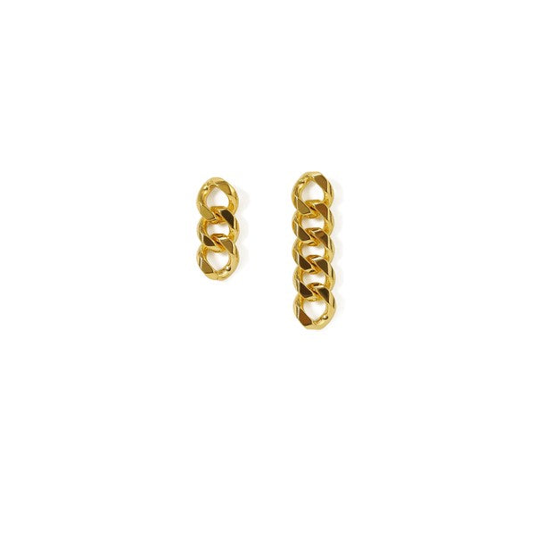 18K Gold Fashion Asymmetric Earring