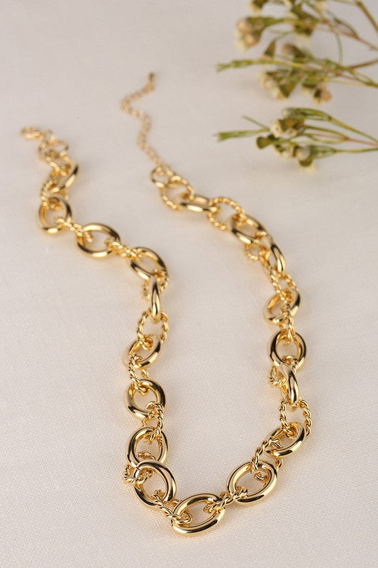 Chunky Gold Chain Necklace