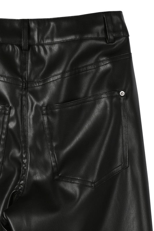 Nina Narrow Leather Pants