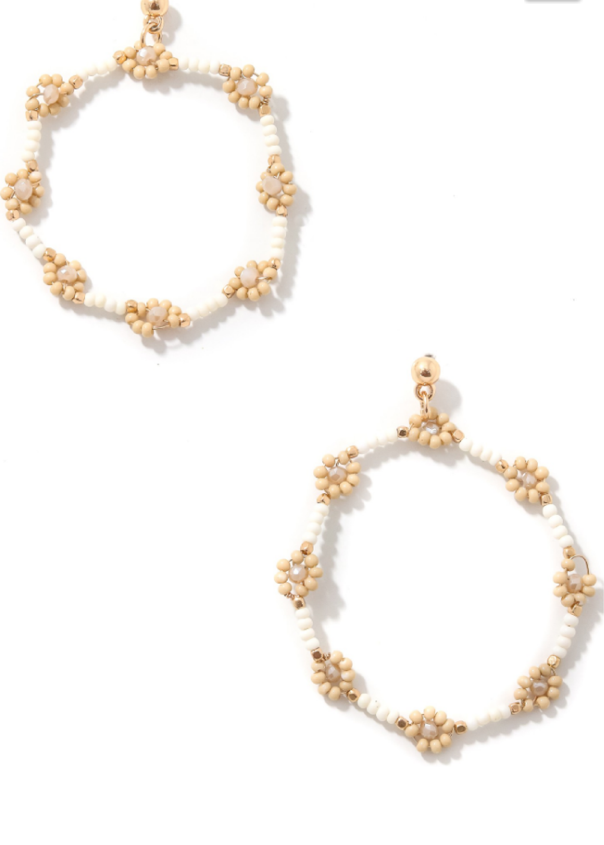 Fiore Earrings in White - shop dwntwn