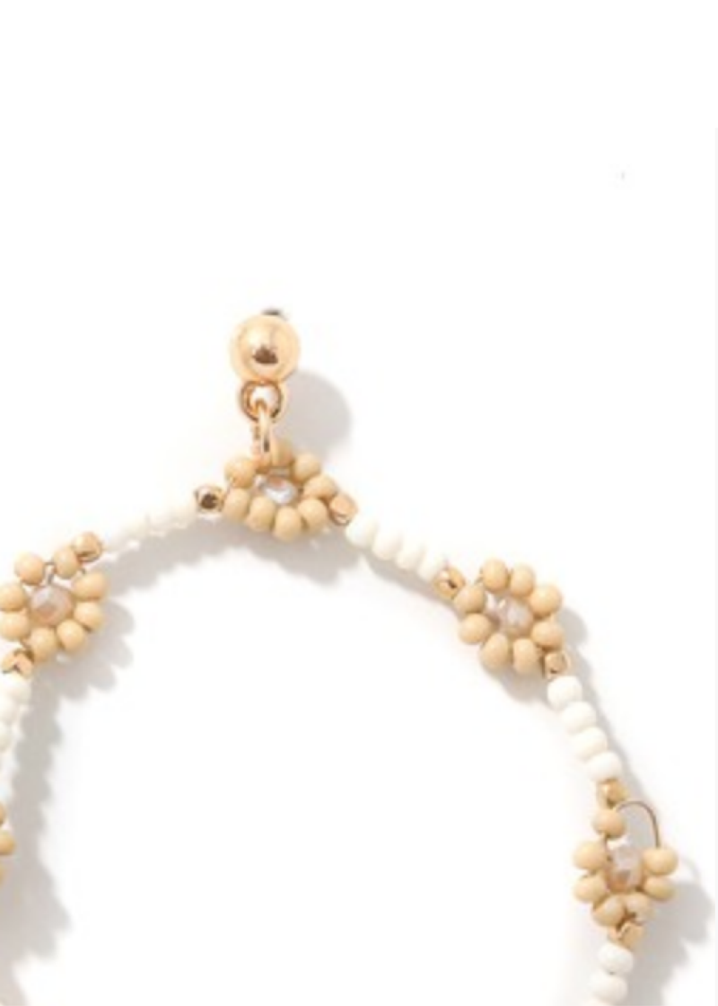 Fiore Earrings in White - shop dwntwn